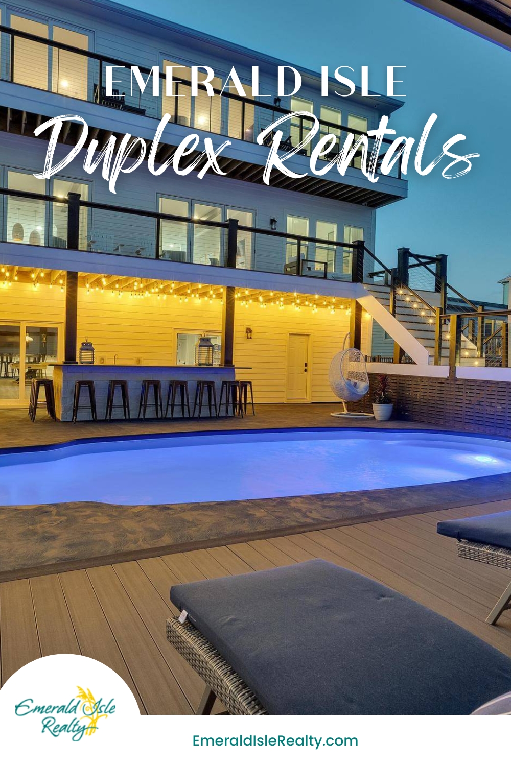 Duplex vacation rentals in Emerald Isle